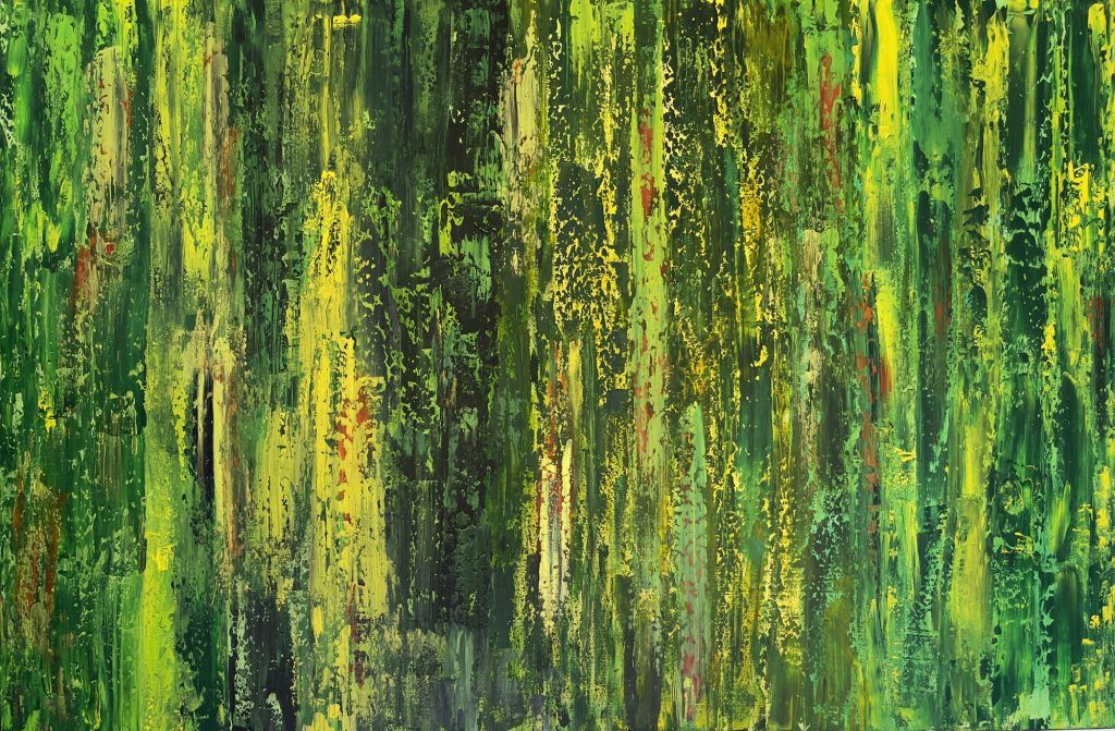 Jungle Voices Acrylic on Canvas 150 x 100 cm
